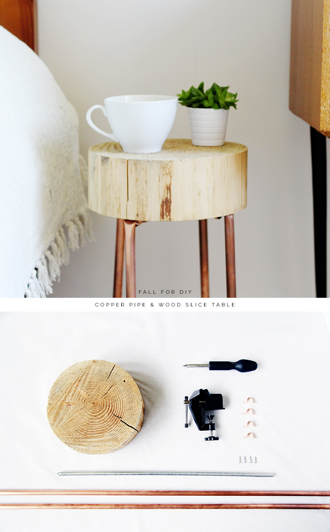 Fall-For-DIY-Copper-and-Wood-Slice-Table-tutorial